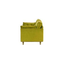 Farrow 3 Seater Sofa, olive green, Leg colour: wax black - thumbnail 3
