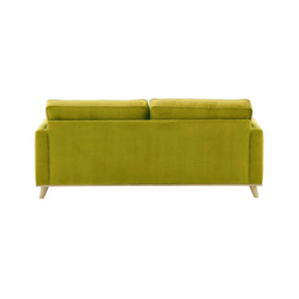 Farrow 3 Seater Sofa, olive green, Leg colour: wax black - thumbnail 2