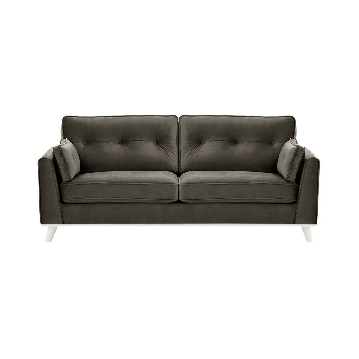 Farrow 3 Seater Sofa, graphite, Leg colour: white - image 1