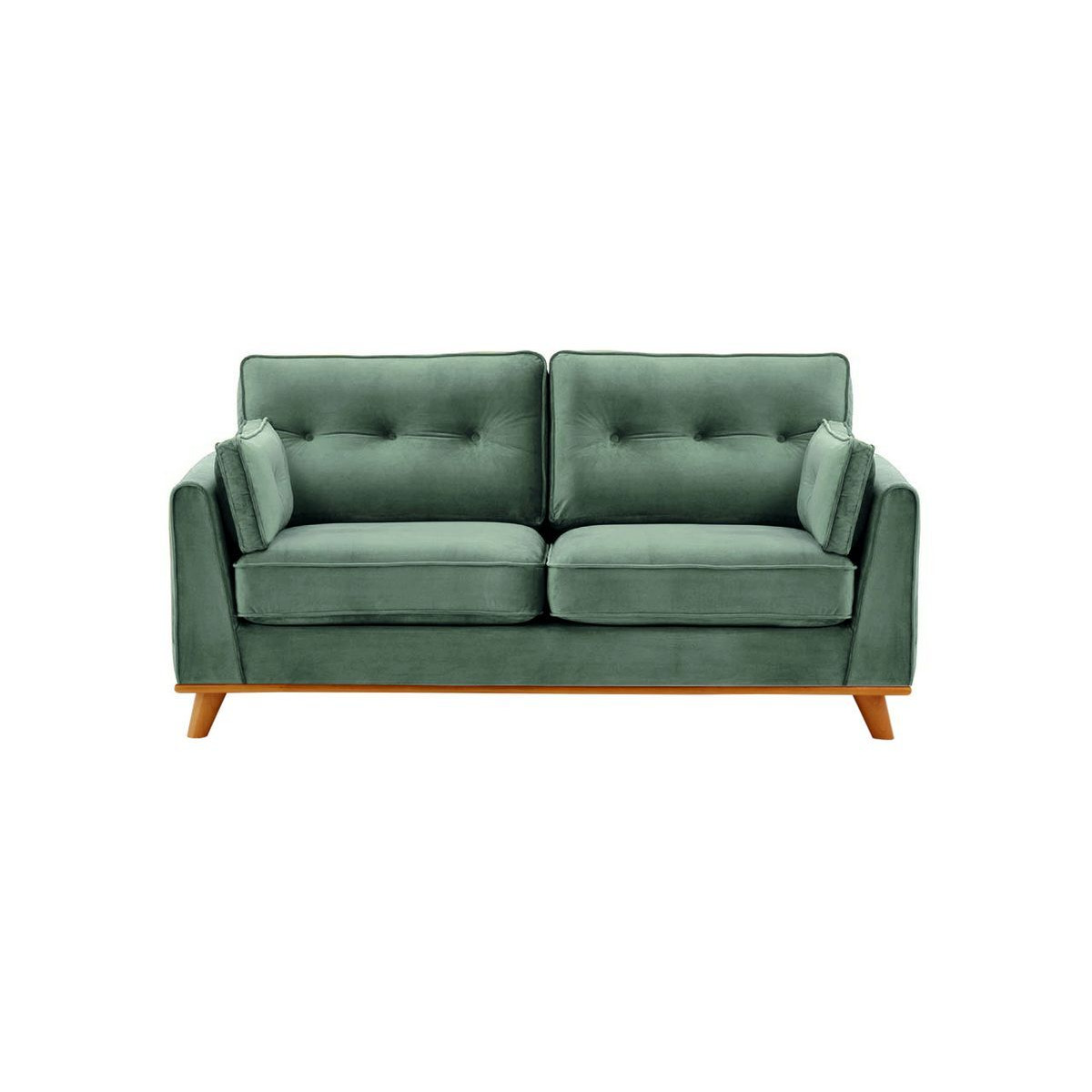 Farrow 2,5 Seater Sofa, navy blue, Leg colour: like oak - image 1