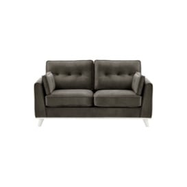 Farrow 2 Seater Sofa, graphite, Leg colour: white - thumbnail 1