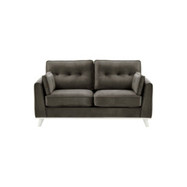Farrow 2 Seater Sofa, graphite, Leg colour: white