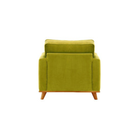 Farrow Armchair, olive green, Leg colour: aveo - thumbnail 2