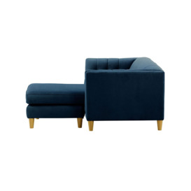 Sodre Universal Corner Sofa, blue, Leg colour: like oak - thumbnail 3