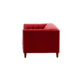 Sodre 3 Seater Sofa, dark red, Leg colour: aveo - thumbnail 3