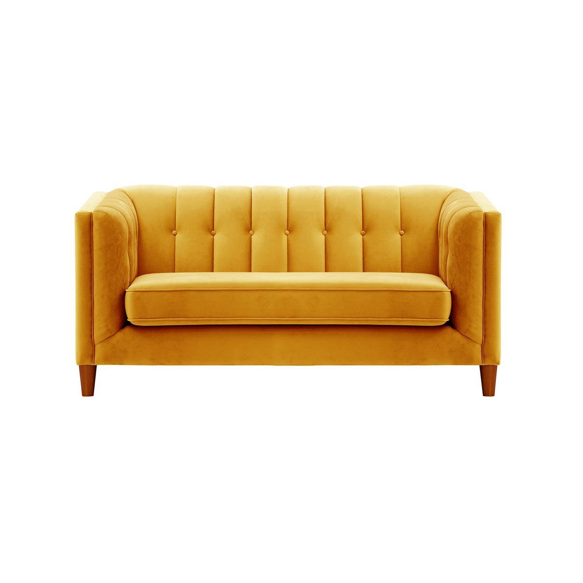 Sodre 2 Seater Sofa, mustard, Leg colour: aveo - image 1