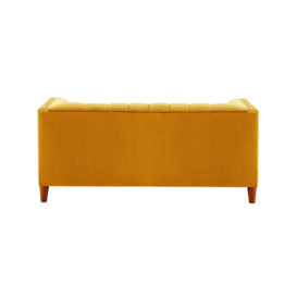 Sodre 2 Seater Sofa, mustard, Leg colour: aveo - thumbnail 2