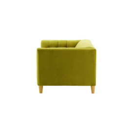Sodre 2 Seater Sofa, olive green, Leg colour: like oak - thumbnail 3
