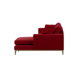 Covex Wood Right-Hand Corner Sofa, dark red, Leg colour: wax black - thumbnail 3