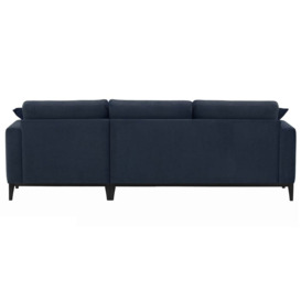 Covex Wood Right-Hand Corner Sofa, blue, Leg colour: black - thumbnail 2