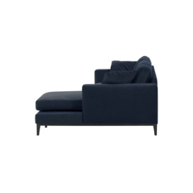 Covex Wood Right-Hand Corner Sofa, blue, Leg colour: black - thumbnail 3