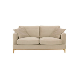 Covex Wood 2,5 Seater Sofa, light beige, Leg colour: like oak - thumbnail 1