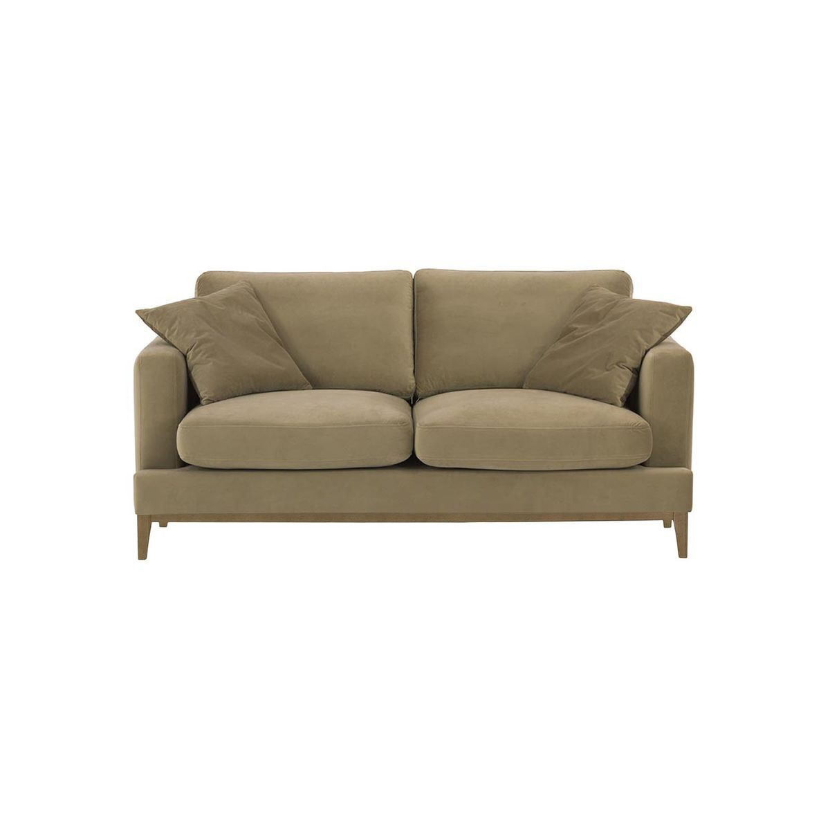 Covex Wood 2,5 Seater Sofa, mink, Leg colour: wax black - image 1