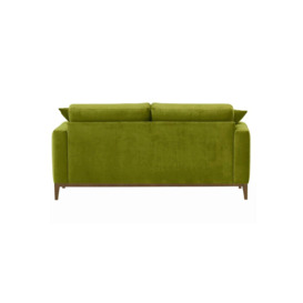 Covex Wood 2,5 Seater Sofa, olive green, Leg colour: wax black - thumbnail 2