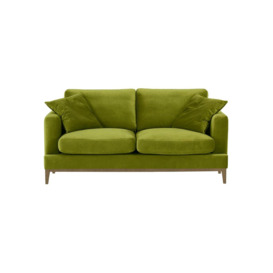 Covex Wood 2,5 Seater Sofa, olive green, Leg colour: wax black - thumbnail 1