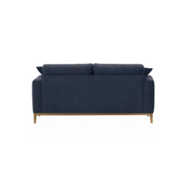 Covex Wood 2,5 Seater Sofa, blue, Leg colour: like oak - thumbnail 2