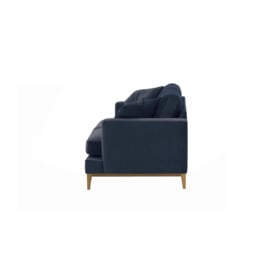 Covex Wood 2,5 Seater Sofa, blue, Leg colour: like oak - thumbnail 3