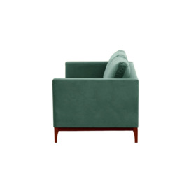Gosena Wood 3 Seater Sofa, dirty blue, Leg colour: aveo - thumbnail 3