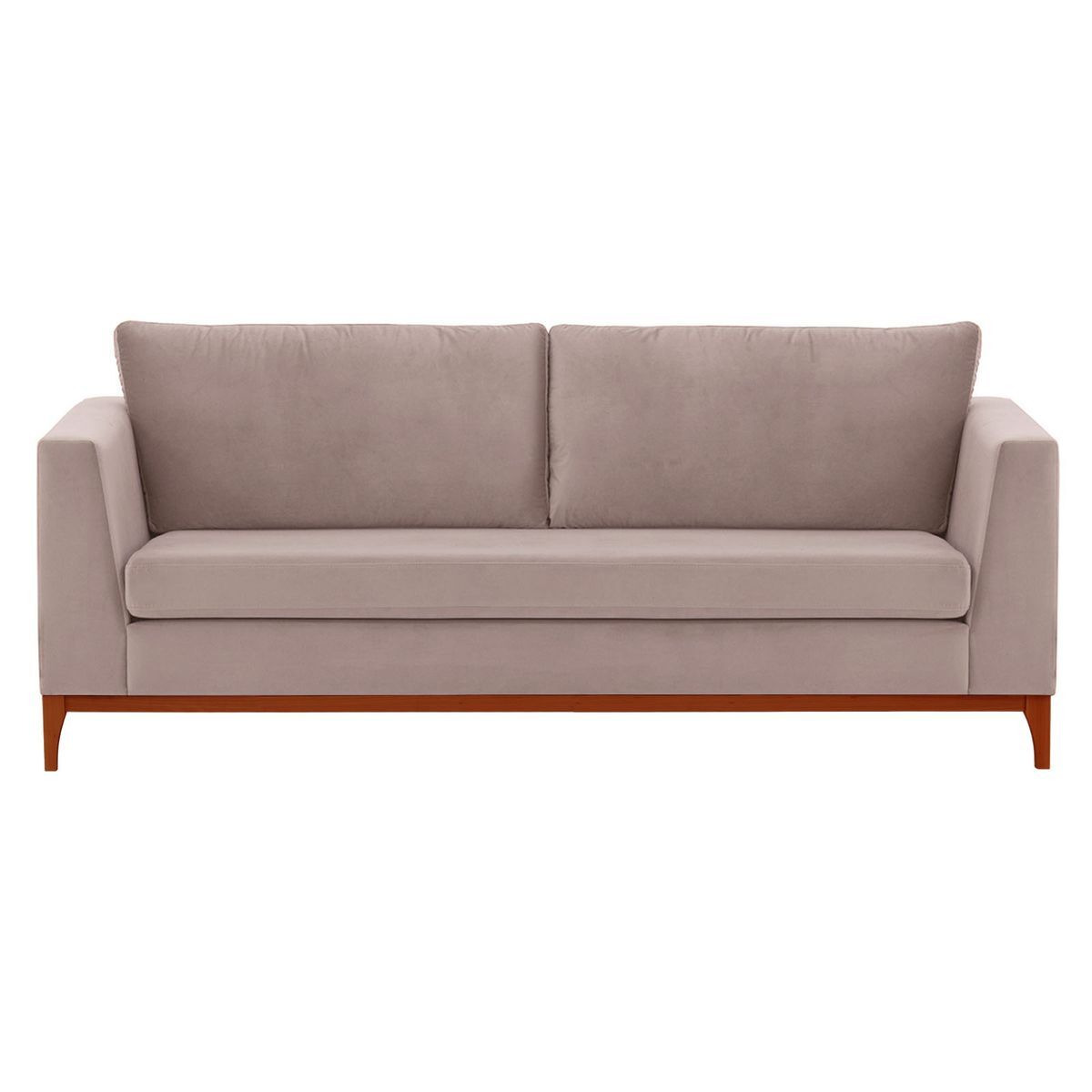 Gosena Wood 3 Seater Sofa, lilac, Leg colour: aveo - image 1