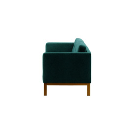 Normann 3 Seater Sofa, blue, Leg colour: like oak - thumbnail 3