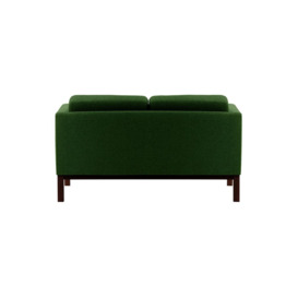 Normann 2 Seater Sofa, dark green, Leg colour: dark oak - thumbnail 2