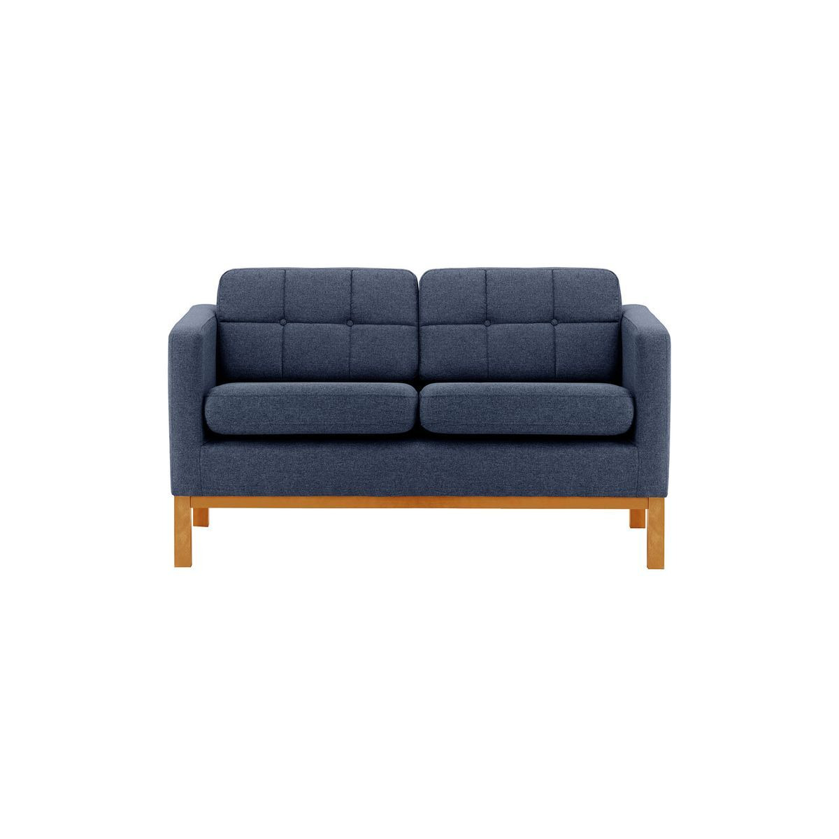 Normann 2 Seater Sofa, navy blue, Leg colour: aveo - image 1