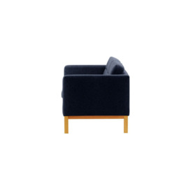 Normann 2 Seater Sofa, navy blue, Leg colour: aveo - thumbnail 3