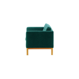 Normann 2 Seater Sofa, turquoise, Leg colour: aveo - thumbnail 3