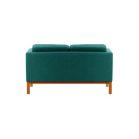Normann 2 Seater Sofa, turquoise, Leg colour: aveo - thumbnail 2