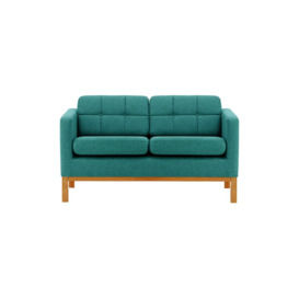 Normann 2 Seater Sofa, turquoise, Leg colour: aveo - thumbnail 1