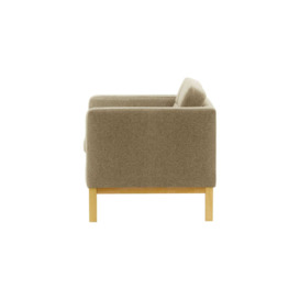 Normann Armchair, beige, Leg colour: like oak - thumbnail 3