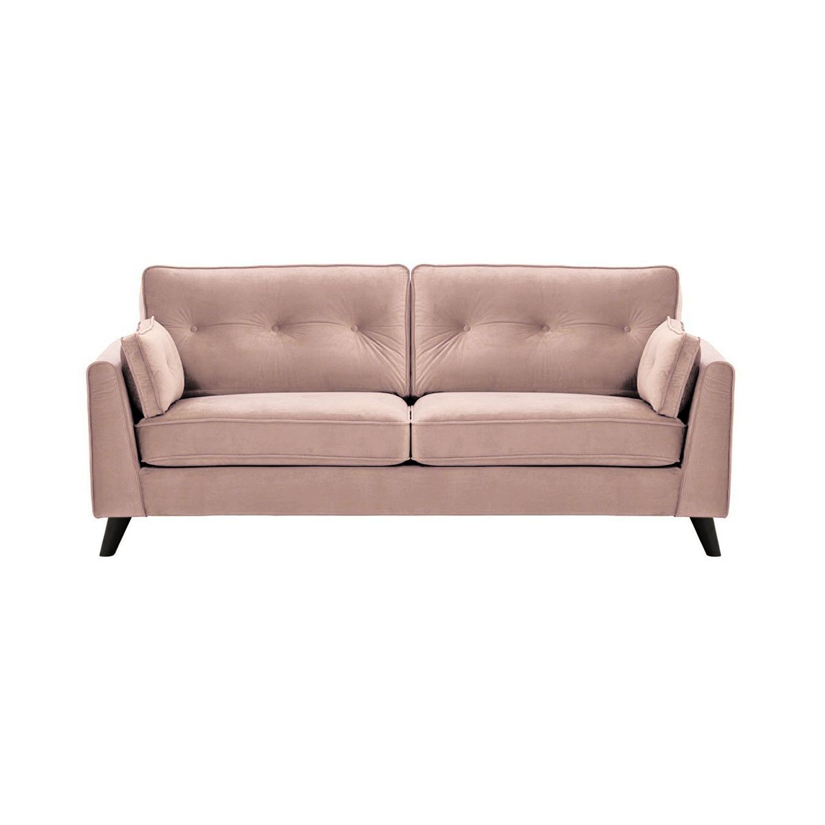 Magnus 3 Seater Sofa, lilac, Leg colour: black - image 1