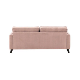 Magnus 3 Seater Sofa, lilac, Leg colour: black - thumbnail 2
