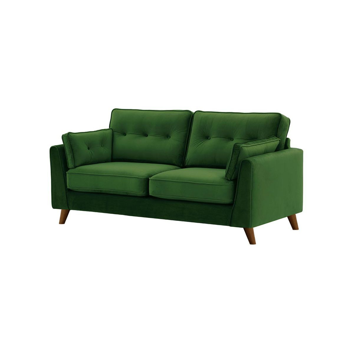 Magnus 2,5 Seater Sofa, brown, Leg colour: dark oak - image 1