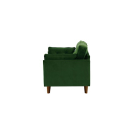 Magnus 2,5 Seater Sofa, brown, Leg colour: dark oak - thumbnail 3