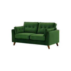 Magnus 2 Seater Sofa, turquoise, Leg colour: aveo