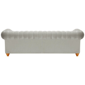 Chesterfield Max 3 Seater Sofa, silver, Leg colour: aveo - thumbnail 2