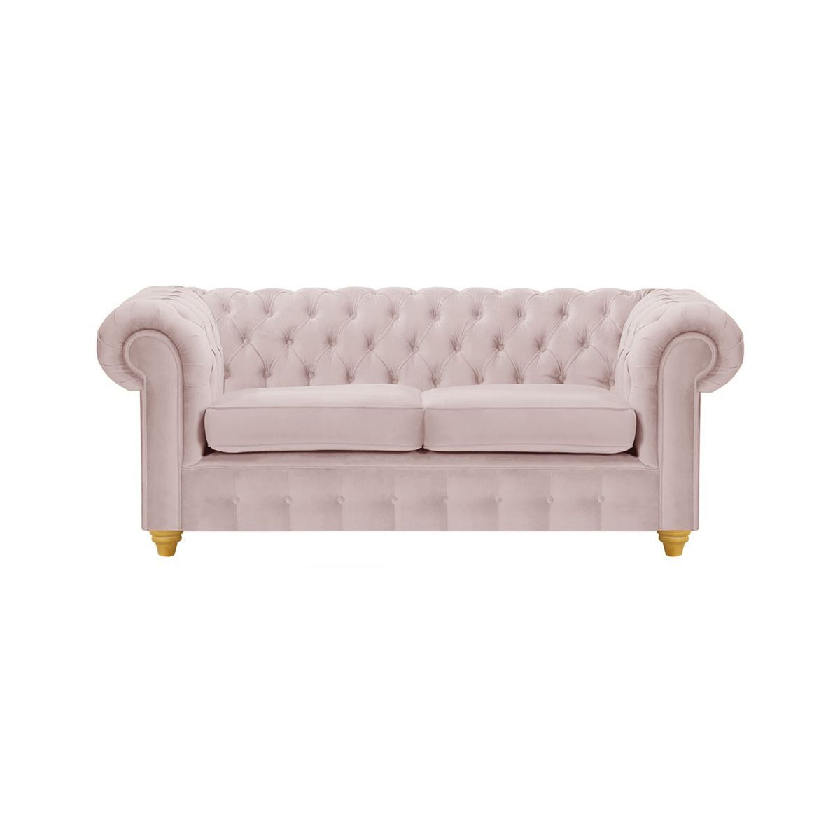 Chesterfield Max 2 Seater Sofa, lilac, Leg colour: like oak - image 1