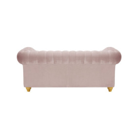 Chesterfield Max 2 Seater Sofa, lilac, Leg colour: like oak - thumbnail 2