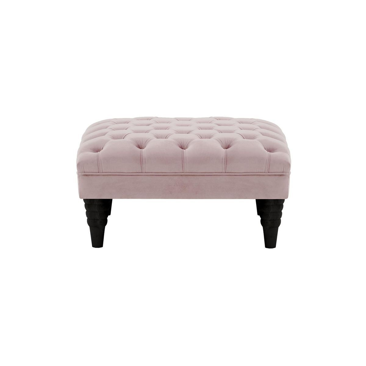Chester Max Footstool, lilac, Leg colour: black - image 1