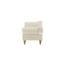 Chester Chaise Lounge Sofa, light beige, Leg colour: like oak - thumbnail 2
