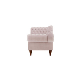 Chester Chaise Lounge Sofa, lilac, Leg colour: dark oak - thumbnail 3