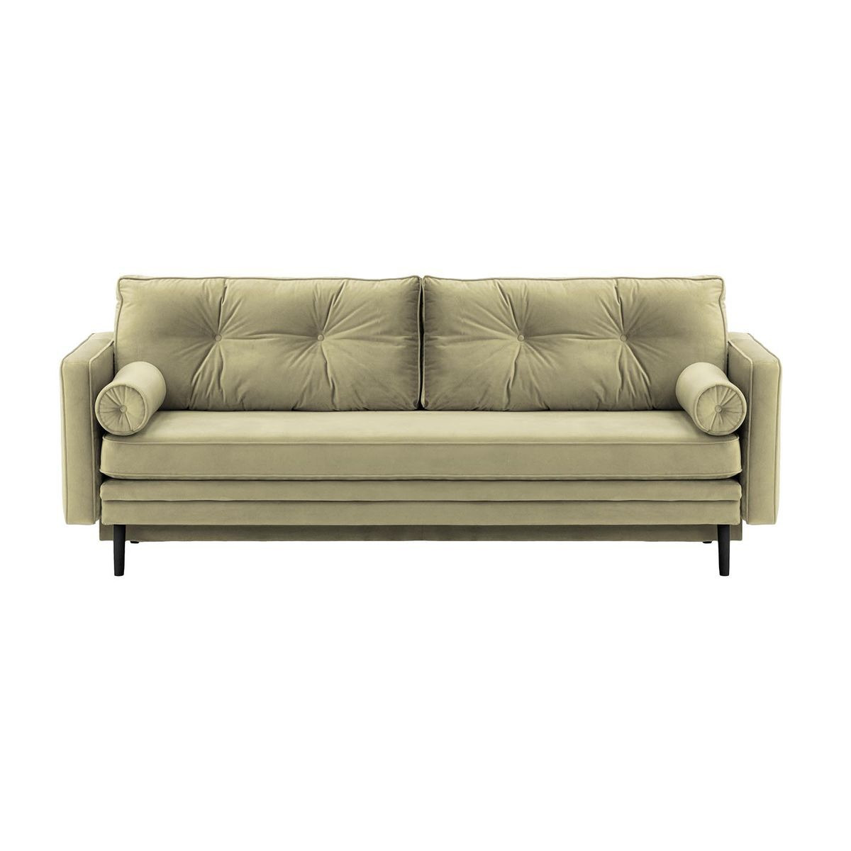 Mossa Sofa Bed with Storage, mink, Leg colour: black - image 1
