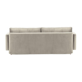 Mossa Sofa Bed with Storage, silver, Leg colour: aveo - thumbnail 3