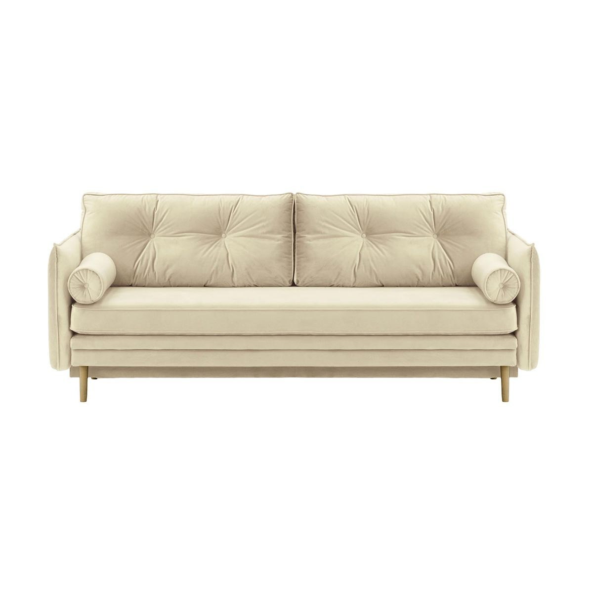 Darnet Sofa Bed with Storage, light beige, Leg colour: wax black - image 1
