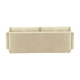 Darnet Sofa Bed with Storage, light beige, Leg colour: wax black - thumbnail 3