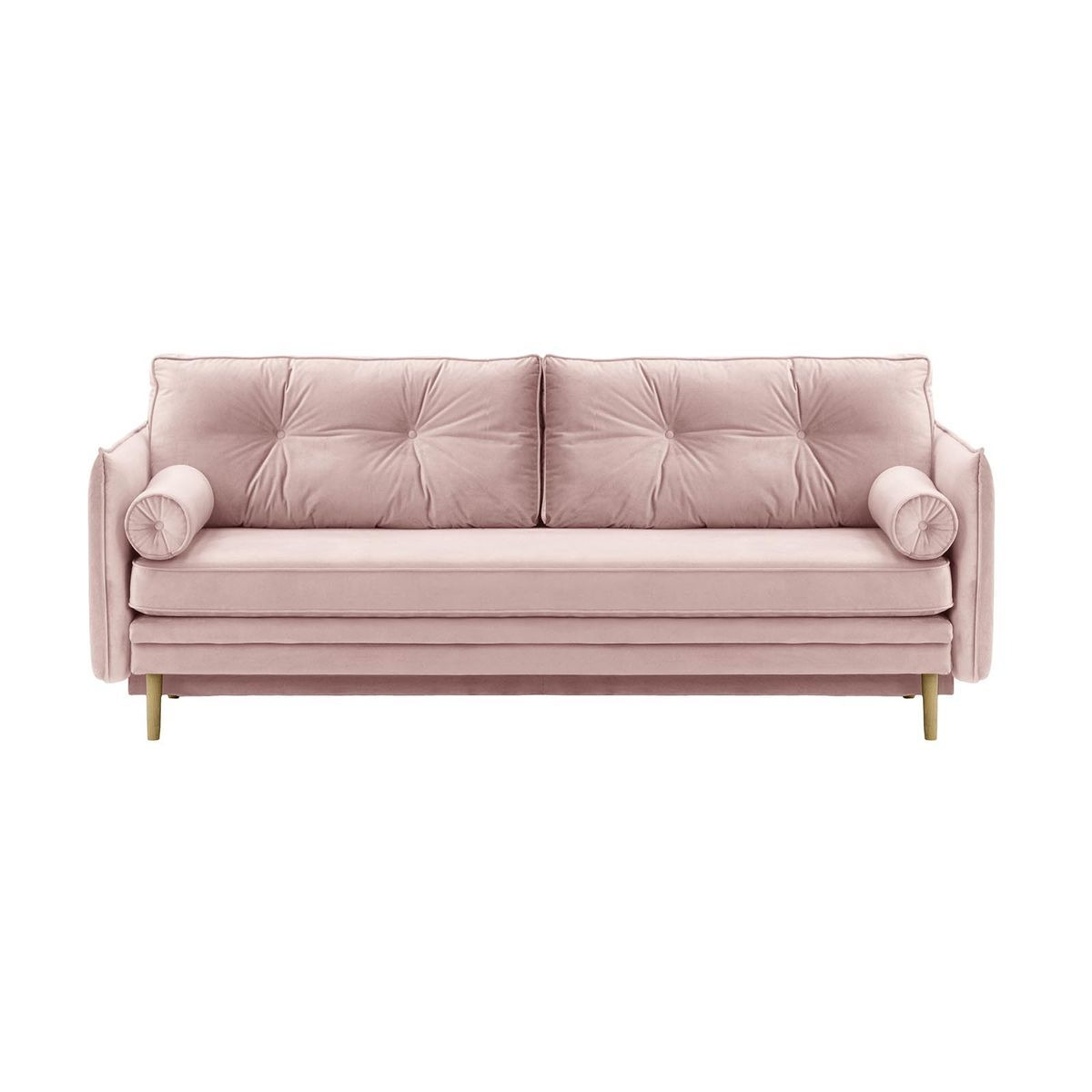 Darnet Sofa Bed with Storage, lilac, Leg colour: wax black - image 1