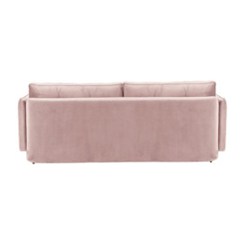 Darnet Sofa Bed with Storage, lilac, Leg colour: wax black - thumbnail 3