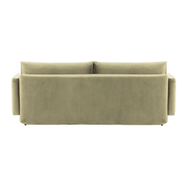 Lioni Sofa Bed with Storage, mink, Leg colour: dark oak - thumbnail 3