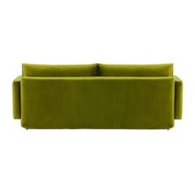 Lioni Sofa Bed with Storage, olive green, Leg colour: wax black - thumbnail 3